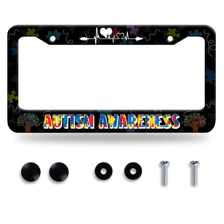 Colored Stainless Steel Rustproof License Plate